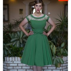 Tatyana Size Small Green Alika Circle Dress NWT